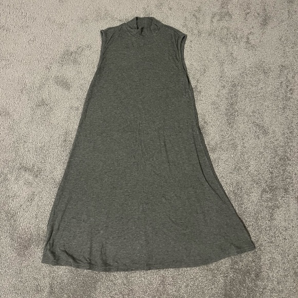 Mock Neck Flowy Dresss - Picture 1 of 2